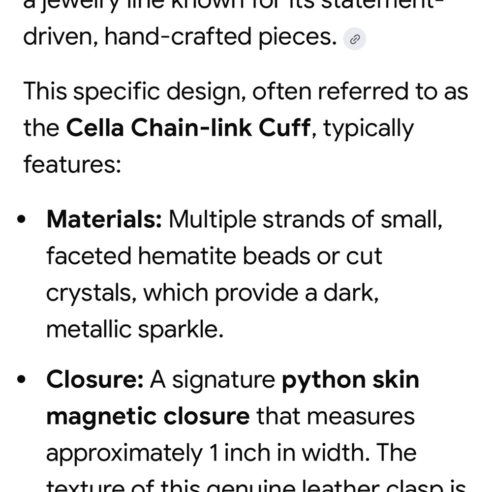 Millianna Python & Hematite Beaded Bracelet - image 6